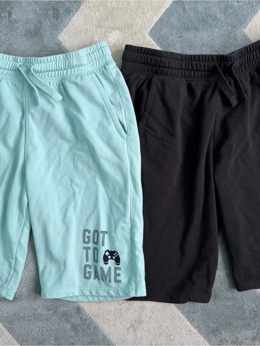 H&M Big Boy Shorts Size US 16 Black and Mint